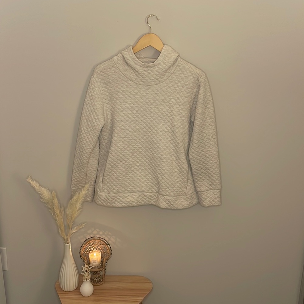 RBX Oatmeal Quilted Hoodie